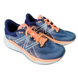 New Balance Running Shoes Women Fresh Foam Evare Trainer Blue Orange Size 7.5